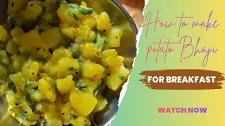 5-Minutes Breakfast Potato Bhaji😋 ( without onions )