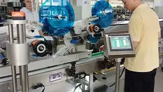 top flat surface and corner labeling machine