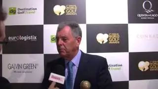 Bernard Gallacher, World Golf Awards Lifetime Achievement Award 2015
