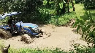Sonalika tiger 4wd # tiger 4wd stuck in the mud by self # tiger 60 hp tracktar video # New video 