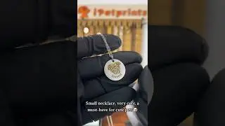 Engraved Dog Tag: Remember Your Pet Forever #ipetprints #shorts #dog #memorial #Jewelry