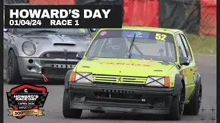 Castle Combe Hot Hatch 2024 - Round 1 Race 1 - Peugeot 205