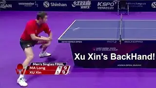 Xu Xin's Penhold BackHanD! 🏓🔛🔥 Video Flipped for Right Handed Analysis💥