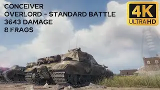 Conceiver 3,6k damage 8 frags on Overlord - World of Tanks