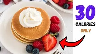 Only 30 calorie pancakes recipe-low calorie pancakes-low calorie breakfast
