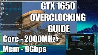 GTX 1650 Overclocking Guide - How To Push 2000mhz+ Core and 9Gbps Memory