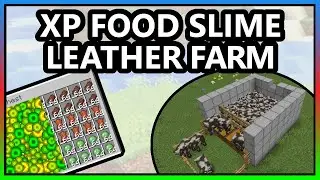 🔥 Ultimate Minecraft XP, Leather, Food & Slime Farm! 🐄🐷💧 Works in 1.21 | AFK & Survival Friendly 💯