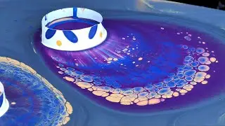 Seraphim 💫 Heavenly Wood Panel Open Cup Pour! Amazing 24K Gold Cells! plus Bonus Cherubim pour 🌟