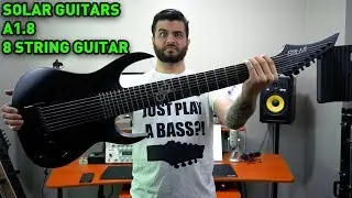 This Guitar is Thicc but Stealthy! Solar Guitars 8 String Guitar