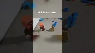 Mukito vs Steke, anima&ccedil;&atilde;o em stop montion #animation #stopmotion