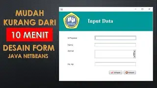 Desain Form Java GUI Netbeans