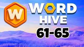 WORD HIVE Connect Letter Game level 61 62 63 64 65
