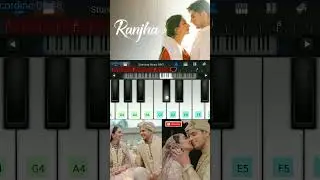 Ranjha Piano Tune #shorts #sidkiara #ranjha