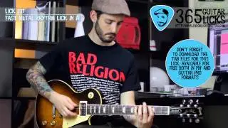Lick 237/365 - Fast Metal Rhythm Lick in A | 365 Guitar Licks Project