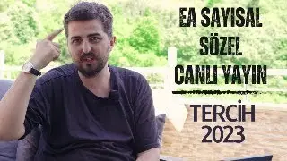 Eşit Ağırlık, Sayısal ve Sözel Tercih 2023 | Canlı Yayın 2