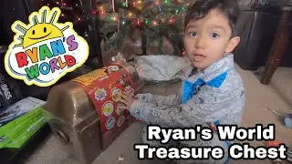 Opening Ryan's World Treasure Chest | Surprise Toys | Mystery Figurines | Unboxing