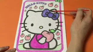 Hello Kitty - Coloring Book Let's color Hello Kitty Paint with water coloring Hello Kitty