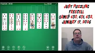 Learning Freecell By Doing and Explaining Games 430, 431 and 432