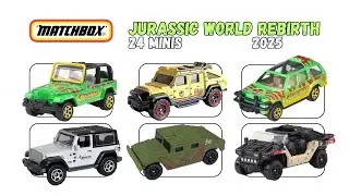 MATCHBOX JURASSIC WORLD REBIRTH 2025 (24 MINIS)