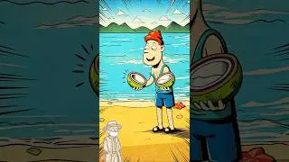 🥥 Perché le noci di cocco galleggiano nell’oceano? 🌊#shorts#hot #funny
