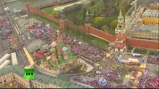 Russia May 1st Parade, Red Square 2015