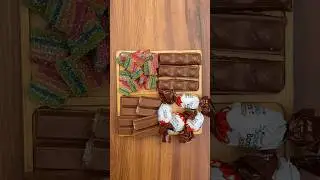 Filling platter with chocolates😍🍫 #asmr #shorts