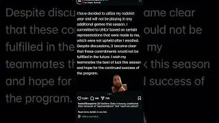 College Football Drama #collegefootball #unlv #football #nil #sports #subscribe