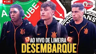 AO VIVO 🔴 DESEMBARQUE DO CORINTHIANS EM LIMEIRA PARA A 5ª RODADA DO PAULISTÃO 2026