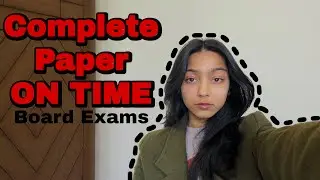 COMPLETE ACCOUNTS PAPER ON TIME || Time management tips for accounts class 12 || board exam 