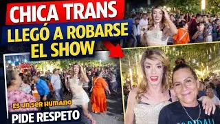 🛑Llegó buscando ambiente, chica trans llega la plaza a dar show , pide respeto escuhen lo que dijo😬