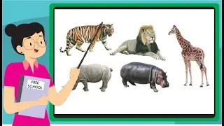 Wild Animal Names in Tamil | Learn Animals for Kids | Tamil Educational