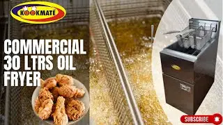Commercial 30 Ltrs Oil Fryer | Automatic Super Runner Gas Deep Fat Fryer | Frying Kitchen Equipment