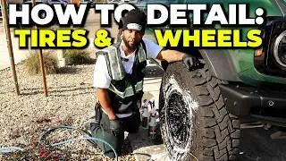Процесс профессиональной детейлинг-обработки шин и дисков для начинающих - Мобильная детейлинг-сл...