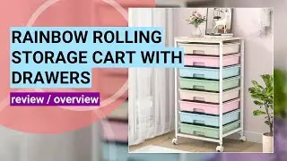 Review: Versatile 8-Drawer Rolling Storage Cart for Home & Office Organization