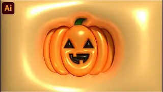 Inflated Pumpkin Tutorial On Illustrator | Easy Beginner Tutorial