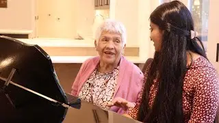 Seniors learn to play piano courtesy of New Jersey teenager