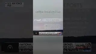 Langley Air Force Base detected drones over its facilities for 17 days. #shorts #shortvideo