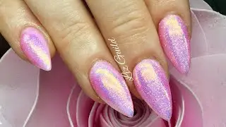 Acrylic Nails | Pink Mermaid