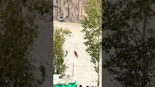 Longest zipline #track #hunza #hussaini #suscribete #passucones #mountains #river #pakistan #tech