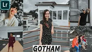 Lightroom Mobile Presets Free DNG | Black and Grey Tone Preset | GOTHAM PRESET (2019)