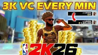 HOW TO GET 100K VC EVERY HOUR IN NBA 2K26 CRAZY *NEW* FAST & EASY VC GLITCH IN 2K26! FAST VC METHOD