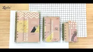 PeppermintZakka presents Lurveau 2019 6-Ring Botanical Transparent Planner Set