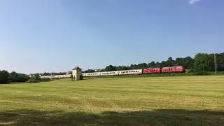 218 476 mit 218 480 mit IC 119 M&uuml;nster - Innsbruck aufgenommen in - Halzhausen  26.08.2017  iOS