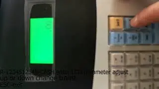 How to adjust LCD contrast