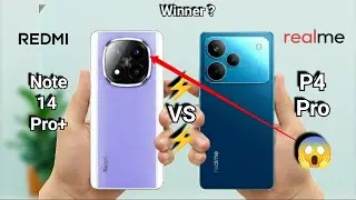 Redmi Note 14 Pro+ vs Realme P4 Pro Camera, Battery, Gaming & Processor Comparison ₹25,000 Ke Under!