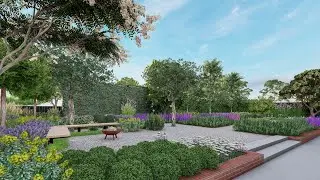 Landscape Design with Bursts of Colour in this Informal Garden