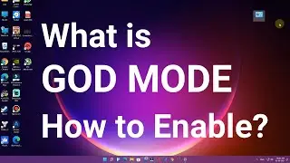 How to enable Windows GOD MODE | Windows 11 & 10  | Windows Secret Features