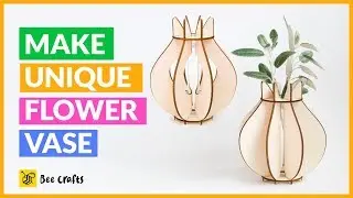 6 making of Unique Flower Vase | DIY | Bee Crafts | Easy make flower vase ideas | Flower vase design
