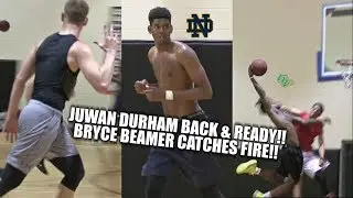 Juwan Durham IS BACK & READY!! Bryce Beamer CATCHES FIRE!! Tampa's Best Hoop Session | Part Two