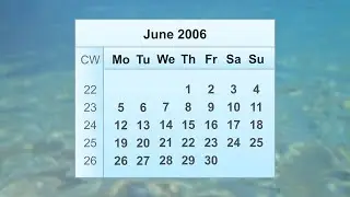 June 2006 Calendar